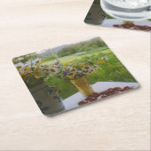夏の夜の夢 – ヘルシングランド – スウェーデン スクエアペーパーコースター (アングル)