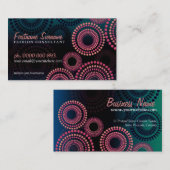 夏の夜の花火ファッション名刺 名刺 (正面/裏面)