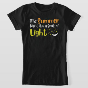 夏の夜は光のスマイル Tシャツ