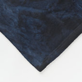 夏の夜霧の山の上の天の川 フリースブランケット (角)