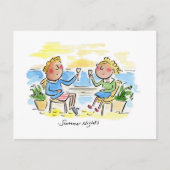 夏の夜 ポストカード (正面)