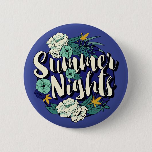 夏の夜 缶バッジ (正面)