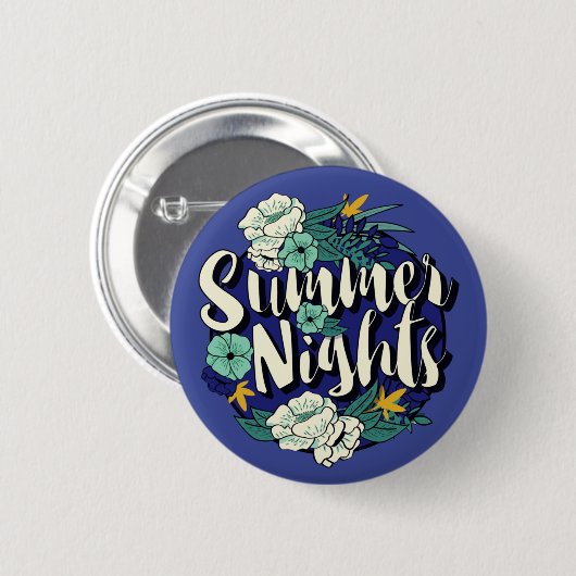 夏の夜 缶バッジ (正面&裏面)