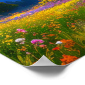 夏の夢の分野 ポスター (角)