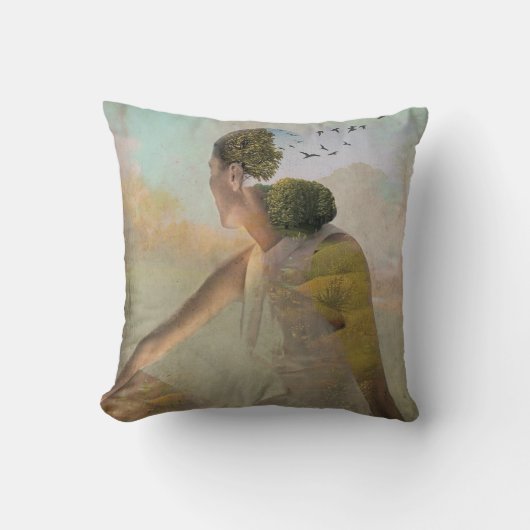 夏の夢の枕 クッション (正面)