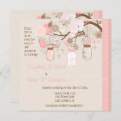 夏の夢の結婚式招待状 招待状 (正面/裏面)