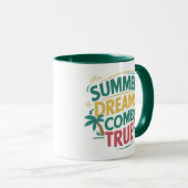 夏の夢来真、夏のマグ マグカップ (正面右)