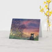 夏の夢 カード (黄色い花)