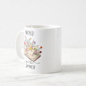 夏の天秤座読人ウィル読フに予約される コーヒーマグカップ (正面左)