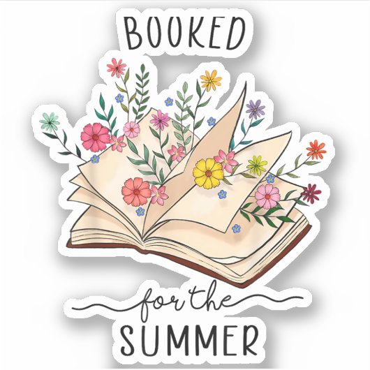 夏の天秤座読人ウィル読フに予約される シール (正面)