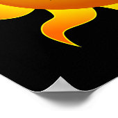 夏の太陽のポスおもしろいター ポスター (角)