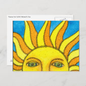 夏の太陽はがき ポストカード (正面/裏面)