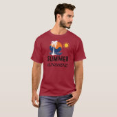 夏の太陽ベビー フィンジャージーTシャツデザイン Tシャツ (正面フル)