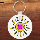 夏の太陽 キーホルダー (正面)