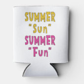 夏の太陽 夏の楽しみ 缶クーラー (正面)