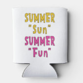 夏の太陽 夏の楽しみ 缶クーラー (裏面)