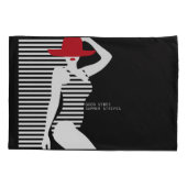 夏の女性の枕 枕カバー (裏面)