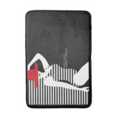 夏の女性バスマット バスマット (正面縦)