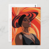 夏の女王#1 ポストカード (正面/裏面)