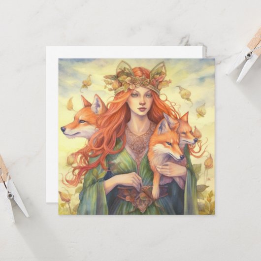 夏の女神至 カード (正面/裏面インサイチュ)