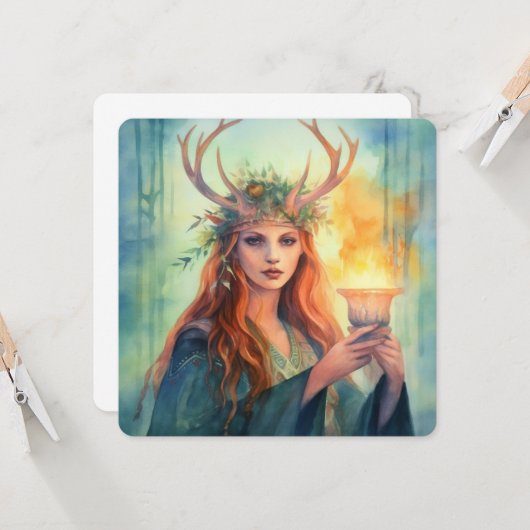 夏の女神至 カード (正面/裏面インサイチュ)