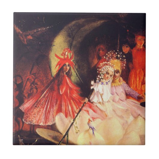 夏の妖精 タイル (正面)