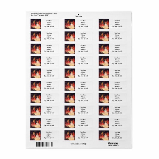 夏の妖精 ラベル (フルシート)