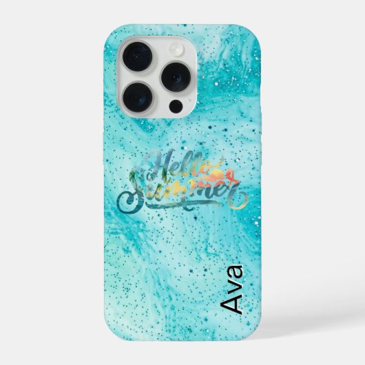 夏の始まり iPhoneケース (裏面)