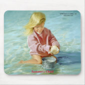 夏の子供 マウスパッド (正面)