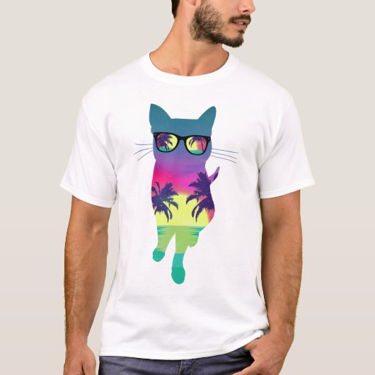 夏の子猫 Tシャツ (正面)