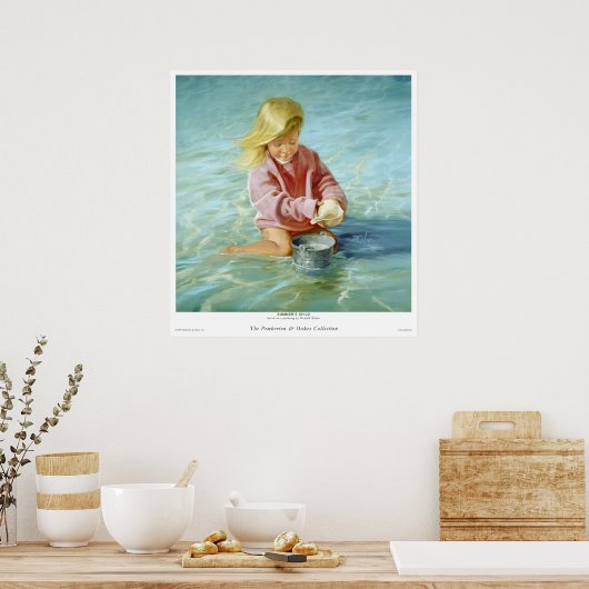 夏の子 ポスター (キッチン)