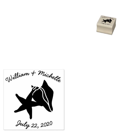 夏の季節の木の発表スタンプ ラバースタンプ (押印)