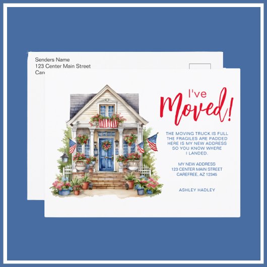 夏の季節の移り変え 案内ポストカード