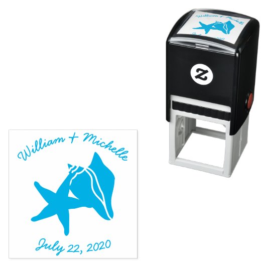 夏の季節の自己のインク付きアクセントスタンプ セルフインキングスタンプ (インサイチュ)