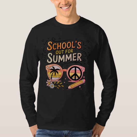 夏の学校は休みだ! Tシャツ (正面)