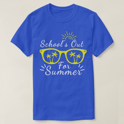 夏の学校先生最終日 Tシャツ (デザイン正面)