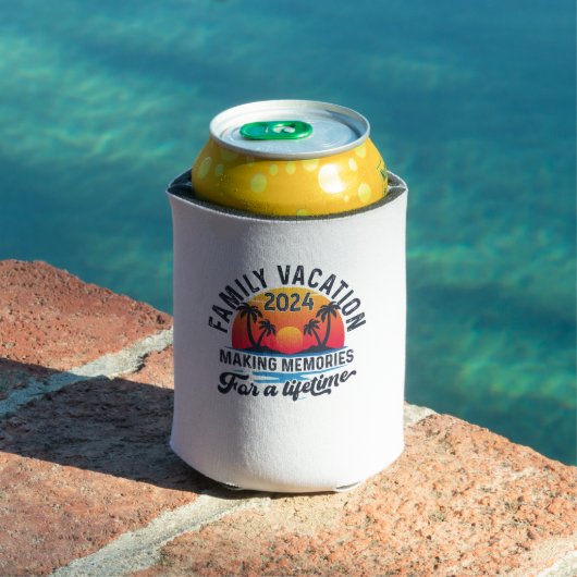 夏の家族休暇で思い出を作る 缶クーラー (インサイチュ プール)