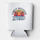 夏の家族休暇で思い出を作る 缶クーラー (正面)