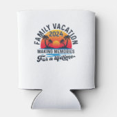 夏の家族休暇で思い出を作る 缶クーラー (裏面)