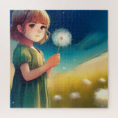 夏の小さな女の子 ジグソーパズル (縦)