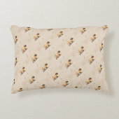 夏の小さな犬の遊パグベビー アクセントクッション (正面)