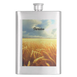 夏の小麦畑 フラスク