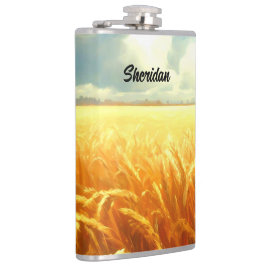 夏の小麦畑 フラスク