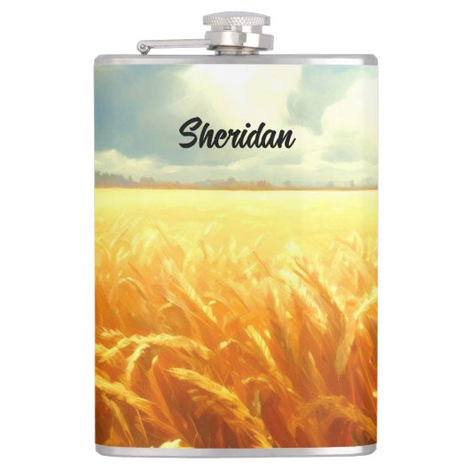 夏の小麦畑 フラスク (正面)