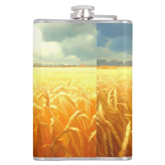 夏の小麦畑 フラスク (裏面)