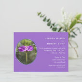 夏の屋外バーベキュー婚約パーティ 招待状 (スタンド正面)