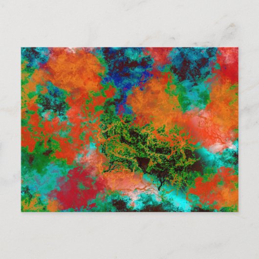 夏の嵐の雲13 ポストカード (正面)