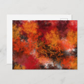 夏の嵐の雲1 ポストカード (正面/裏面)