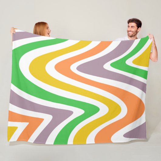 夏の川の想像カラフル フリースブランケット (インサイチュ)