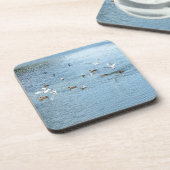 夏の川の鳥 コースター (左側)